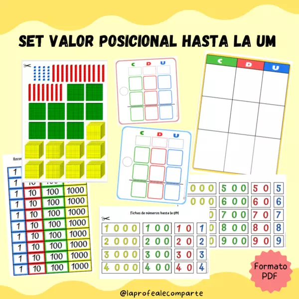 Set Valor Posicional Hasta La Um Profe Social